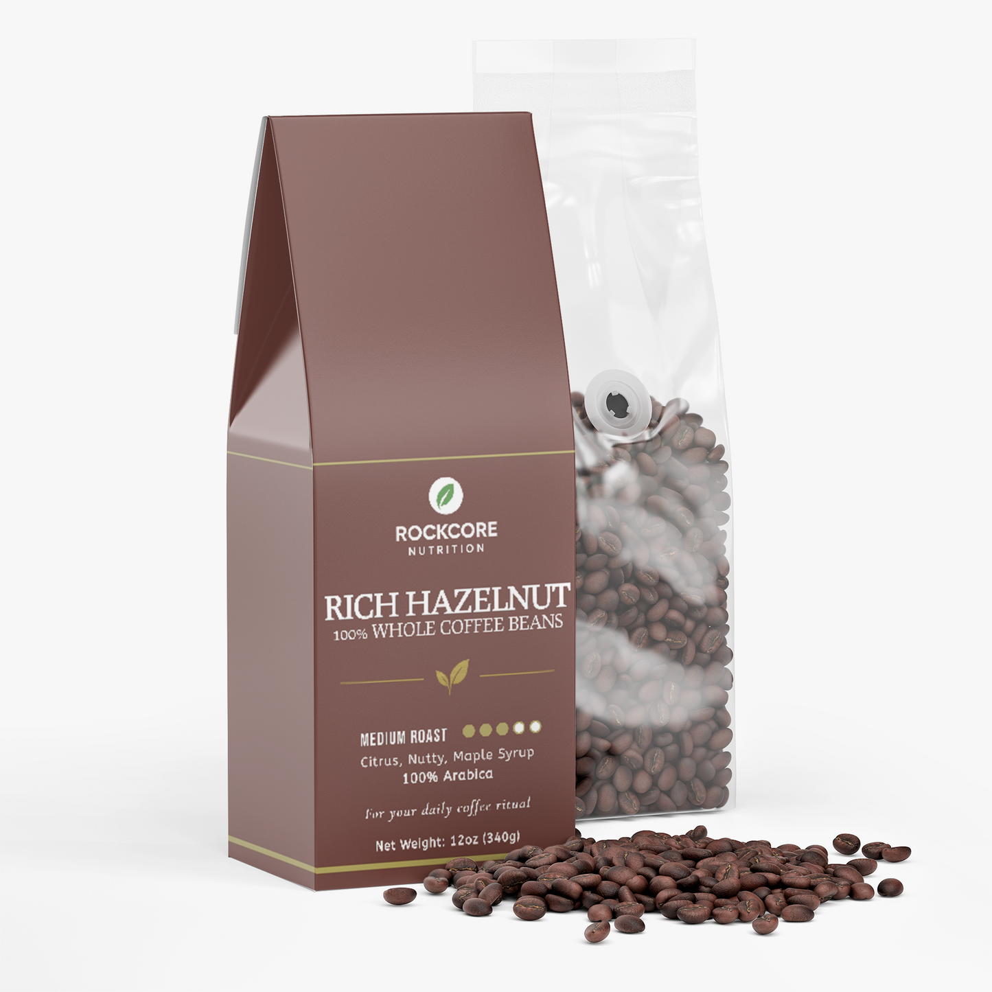 Rich Hazelnut Coffee (Medium Roast)